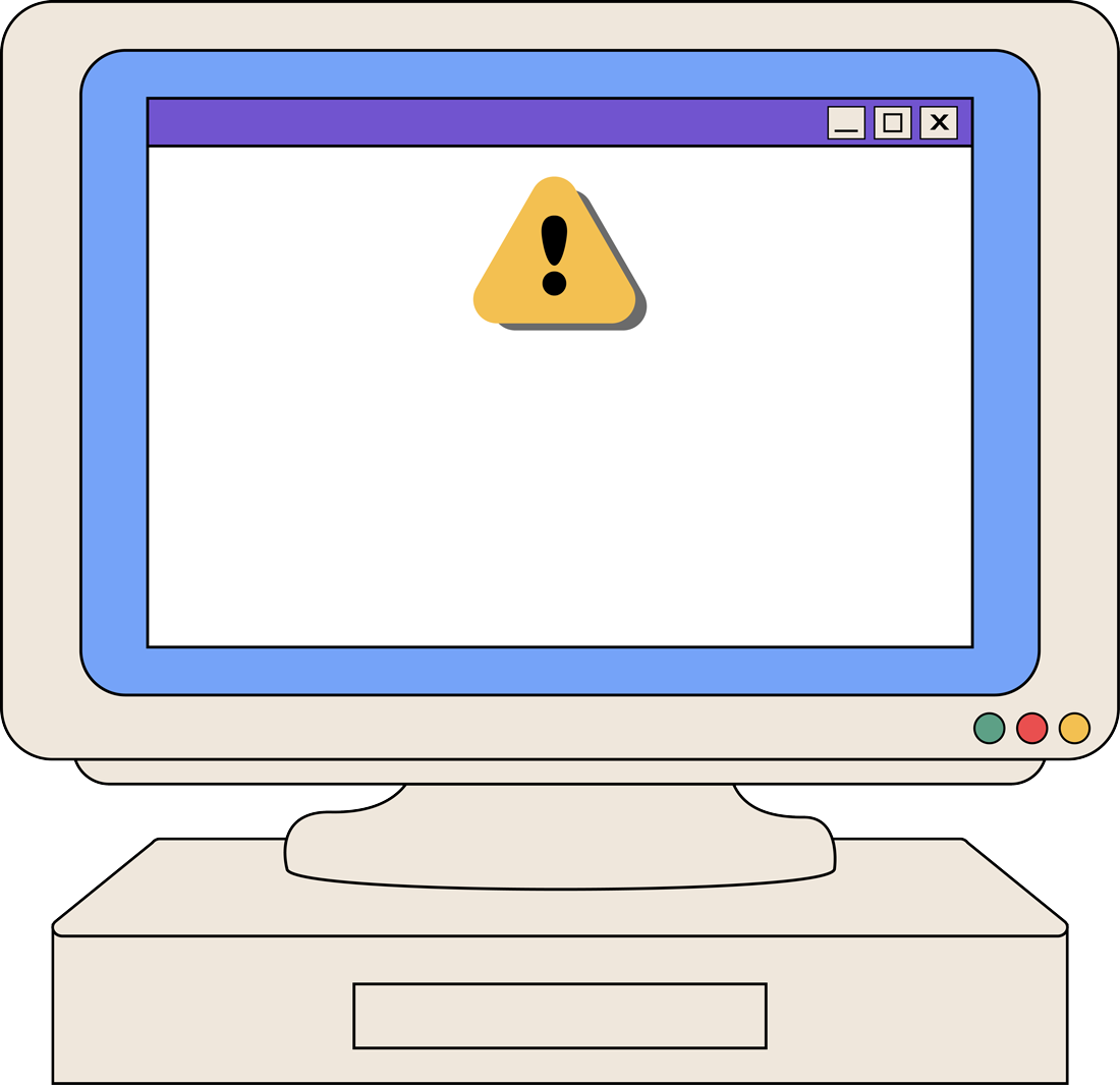 retro computer graphic